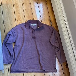 Maroon Rugby Sweatshirt